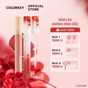 Son COLORKEY Watery Matte Lip Tint 1.8g – Chút Hơi Nước Ẩm, Không Lem Không Dính